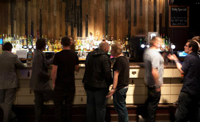 Bar at Euro Hostel Glasgow