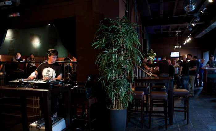 A place to eat at Euro Hostel Glasgow