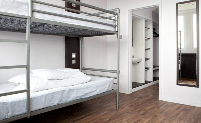 Save money by booking a bed in a shared dorm room