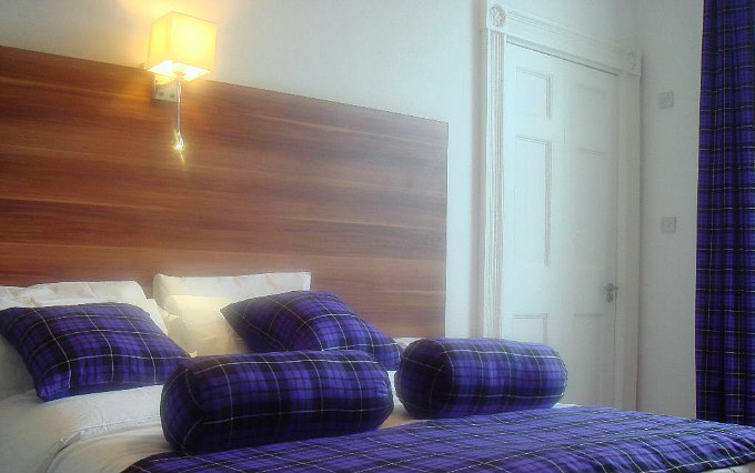 A typical double room at Lomond Hotel Glasgow