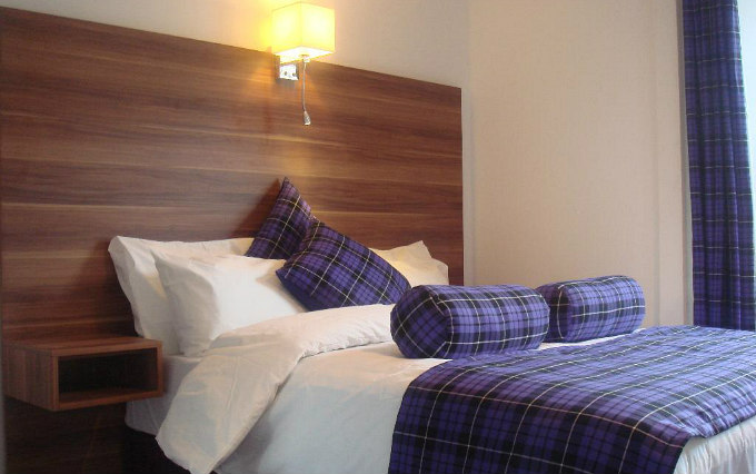 A double room at Lomond Hotel Glasgow