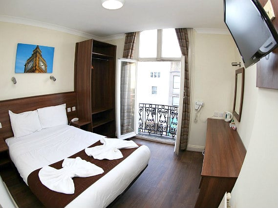 A typical double room at Ascot Hyde Park Hotel
