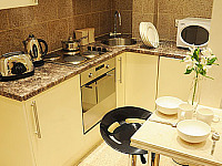 Kitchen at Milestone Apartments