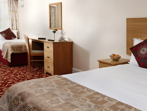 Triple rooms at Best Western London Ilford Hotel are the ideal choice for groups of friends or families