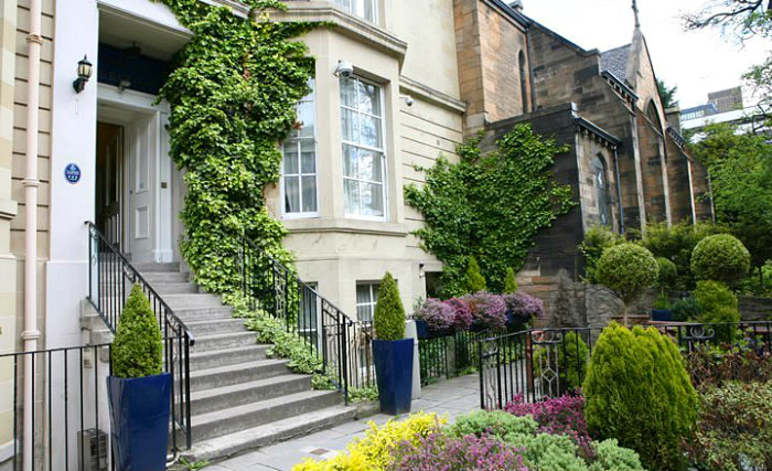An exterior view of Victorian House Hotel