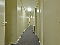 The hall in one of the flats