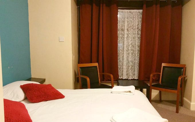 A double room at Best Inn Hotel