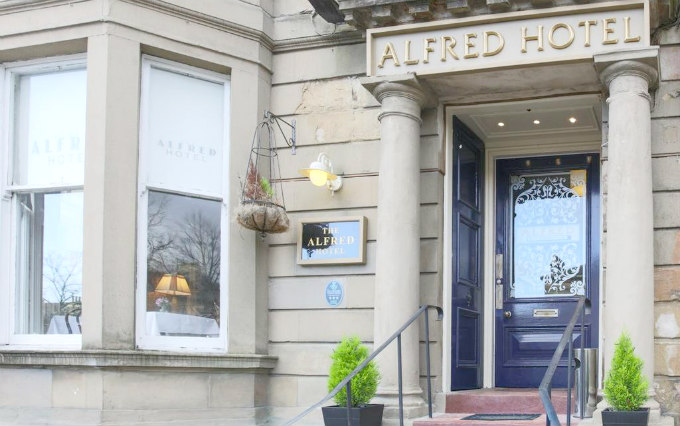 The exterior of The Alfred Hotel