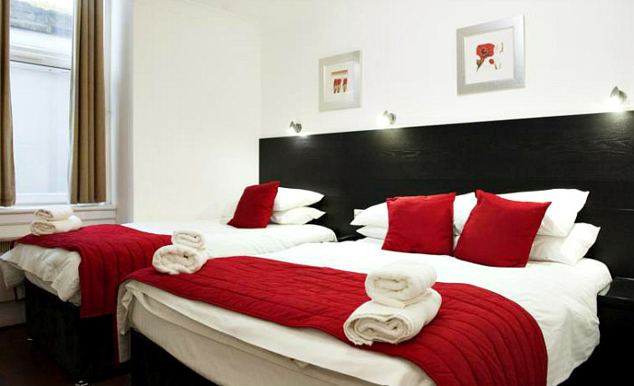 Triple rooms are great for friends and family sharing