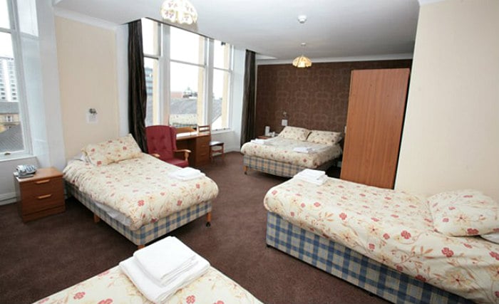 Family rooms at the Mclays Guest House are great value for money allowing you to spend more exploring London