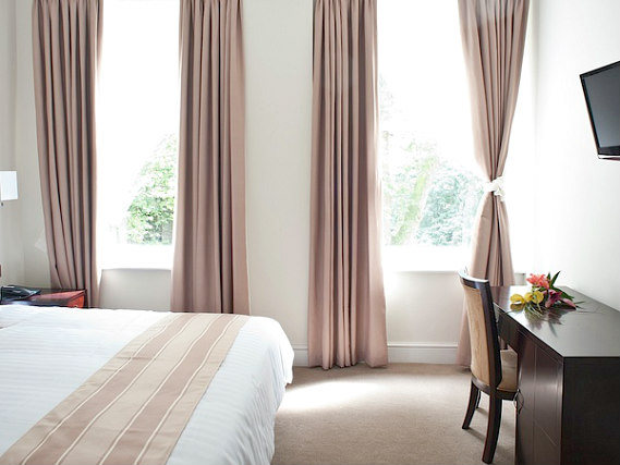 A typical double room at Abcone Hotel London