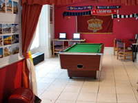 You can play pool and mingle with other guests in the games room