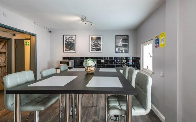 Enjoy dinner in the dining room