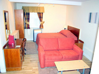 A Typical Double Bedroom at Rainbows Lodge