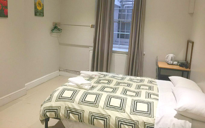 A double room at Andrews House Hotel