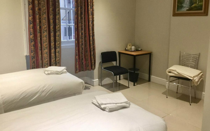 Twin room at Andrews House Hotel