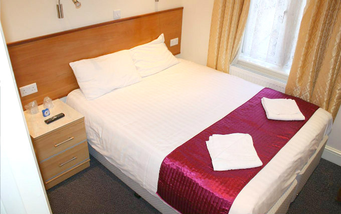 A double room at Apollo Hotel London