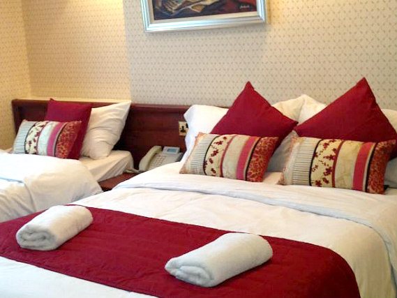 Family rooms are spacious and a great way to save money when visiting London