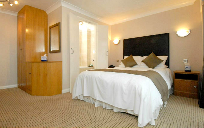 A double room at The Barn Hotel
