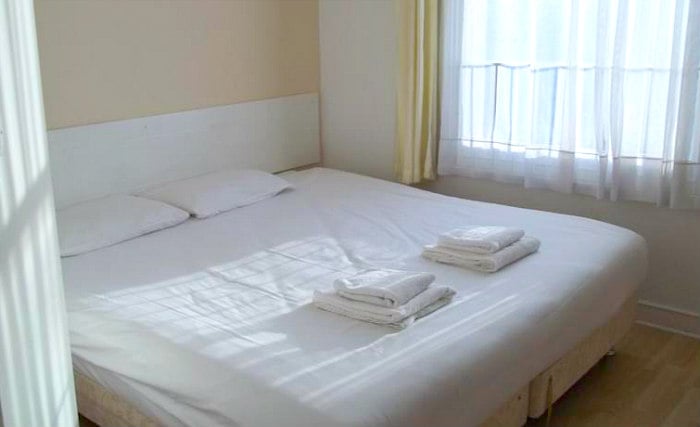 A typical double room at Central Park Hotel