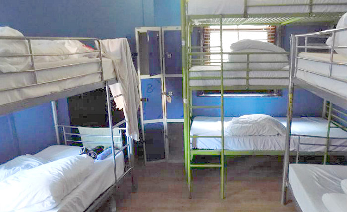 Rooms are simple but clean at Phoenix Hostel London