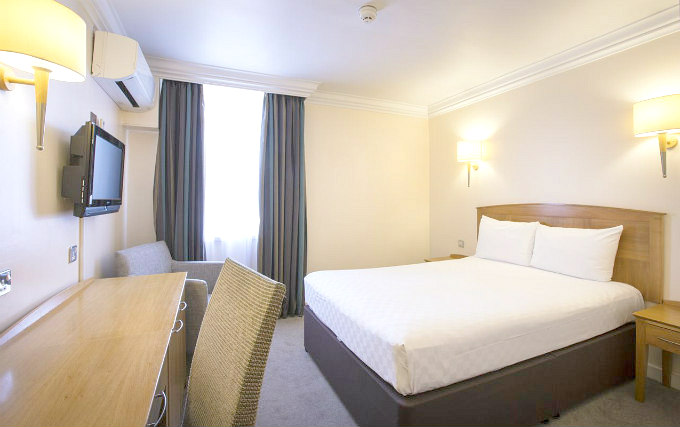 A double room at Thistle Hotel Heathrow