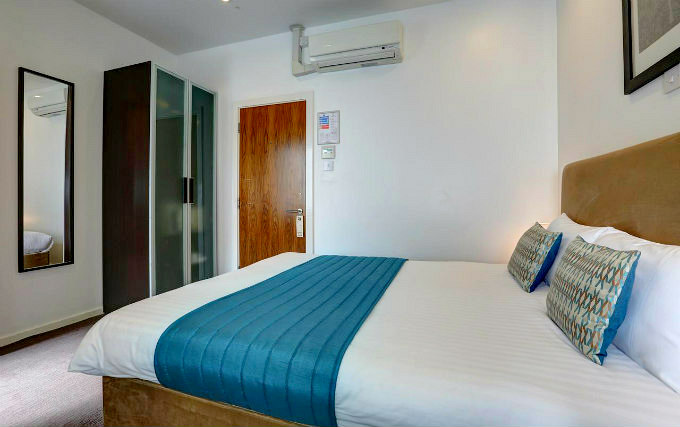 A typical double room at Euston Square London
