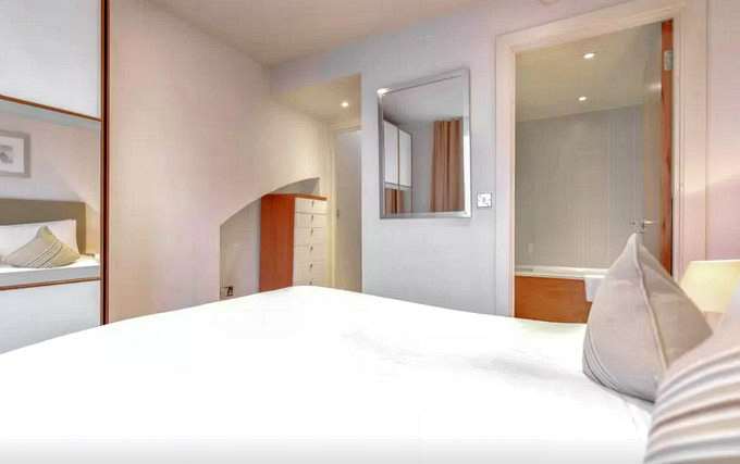A double room at Somerset Kensington Gardens Apartments