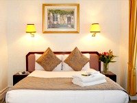 A typical double room at the Astor Court Hotel