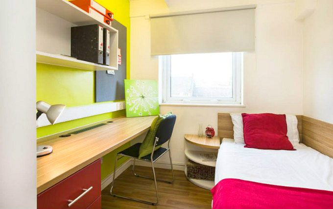 A single room at Arcade Hall