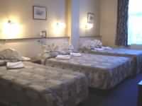 A Typical Triple Room at the Gower Hotel