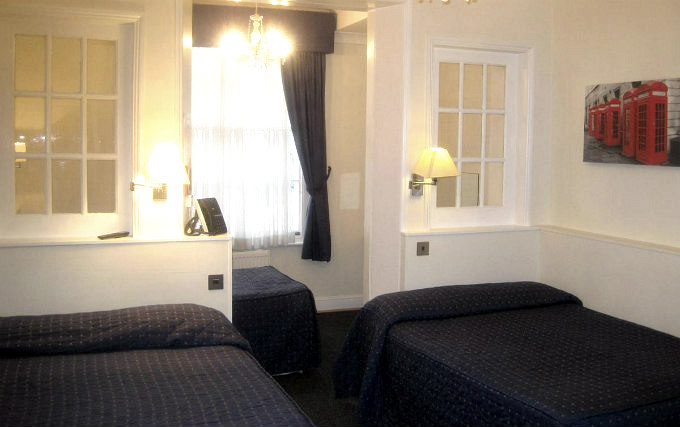 A dorm room at Aaraya Hotel London