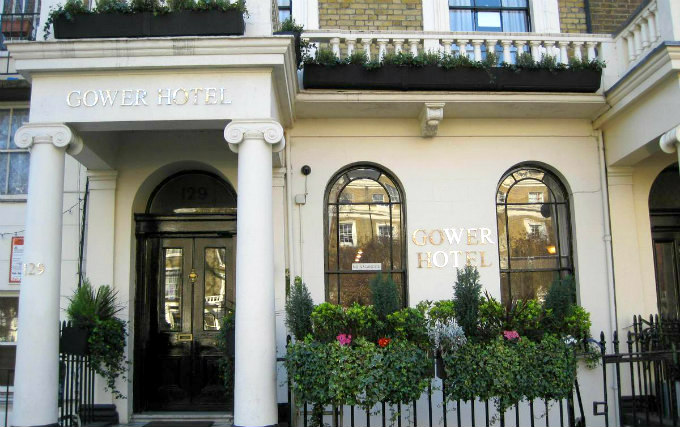 An exterior view of Aaraya Hotel London