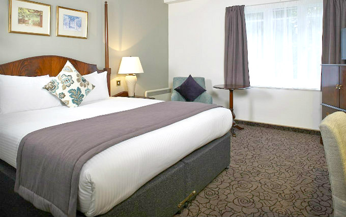 A comfortable double room at Copthorne London Gatwick