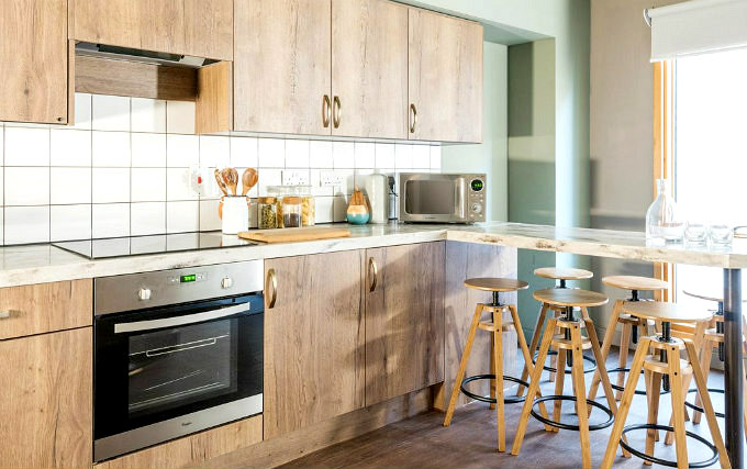 kitchen at Collegiate Charles Morton Court