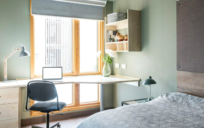 A double room at Collegiate Charles Morton Court