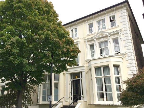 An exterior view of Belsize House