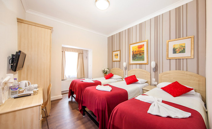 Triple rooms are the ideal choice for groups of friends or families