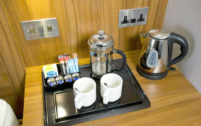 Enjoy a reviving hot drink in your room.