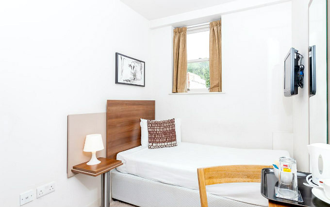 A single room at Avni Kensington Hotel