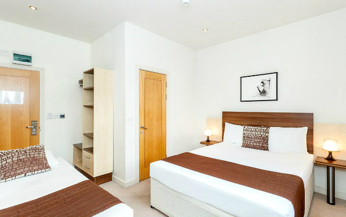 A triple room at Avni Kensington Hotel