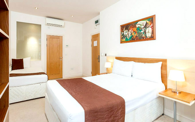 A double room at Avni Kensington Hotel