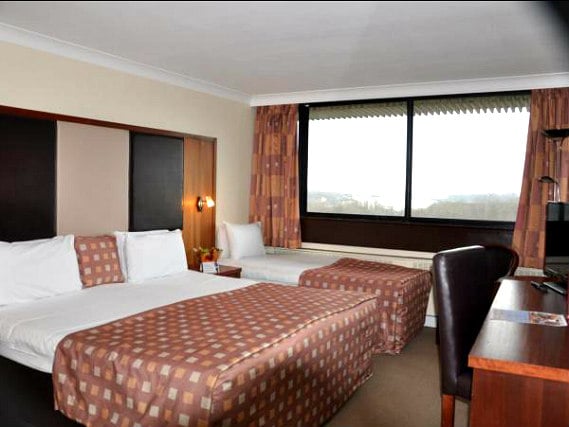 Triple rooms at Muthu Glasgow River Hotel are the ideal choice for groups of friends or families