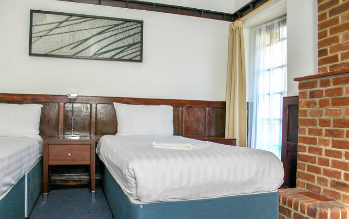 One of the twin room at Heathrow Lodge