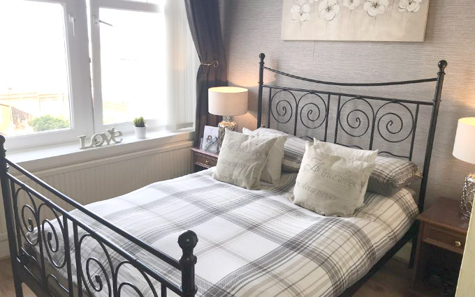 Rest easy in a comfortable bed in your room