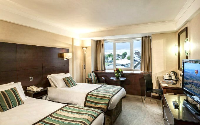 A twin room at Danubius Hotel Regents Park