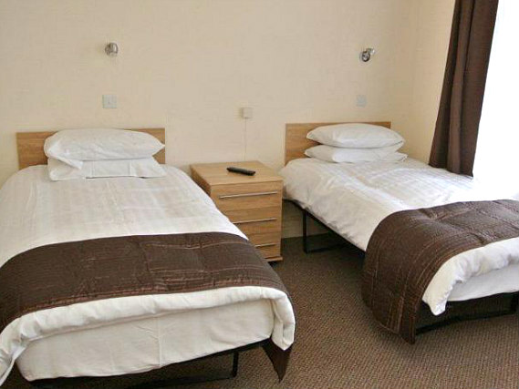 A typical room at Central Hotel Golders Green