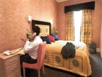 A Typical Double Bedroom at the Brunswick Merchant City Hotel