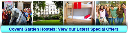 Book London Hostels in Covent Garden