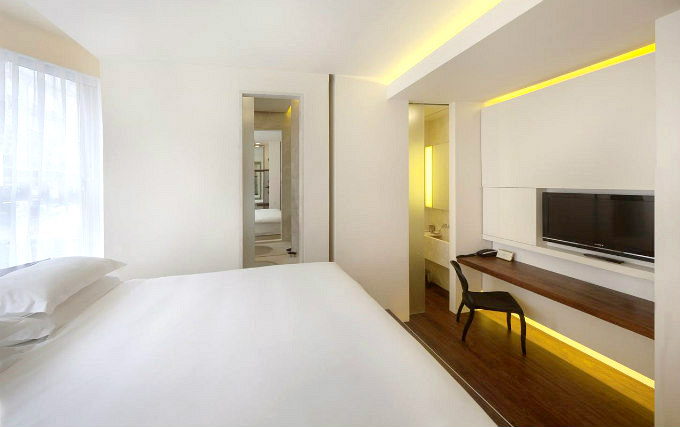 A typical double room at Prince Regent Hotel London